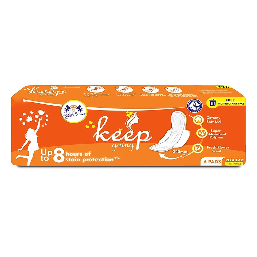 EB-Keep Going Regular Sanitary Pads 240mm